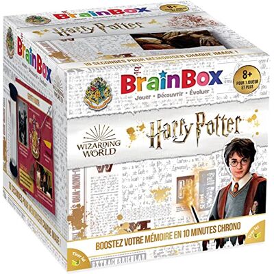 Asmodee BRAINBOX Harry Potter-versie – gezelschapsspel voor kinderen vanaf 8 jaar – spelen met familie of vrienden – ontwikkelt het geheugen en het gevoel van observatie – Franse versie Asmodee BRAINBOX Harry Potter-versie – gezelschapsspel voor kinderen vanaf 8 jaar – spelen met familie of vrienden – ontwikkelt het geheugen en het gevoel van observatie – Franse versie