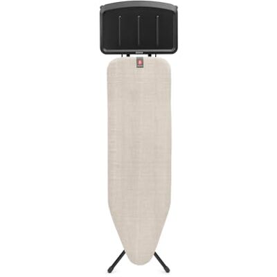 Brabantia Strijkplank B, 124 x 38 cm – denim grijs 100% fairtrade katoen voor stoomgenerator ionen grote metalen stoomeenheid houder stabiel en anti-wobbelframe opvouwbaar met verstelbare hoogte Brabantia Strijkplank B, 124 x 38 cm – denim grijs 100% fairtrade katoen voor stoomgenerator ionen grote metalen stoomeenheid houder stabiel en anti-wobbelframe opvouwbaar met verstelbare hoogte