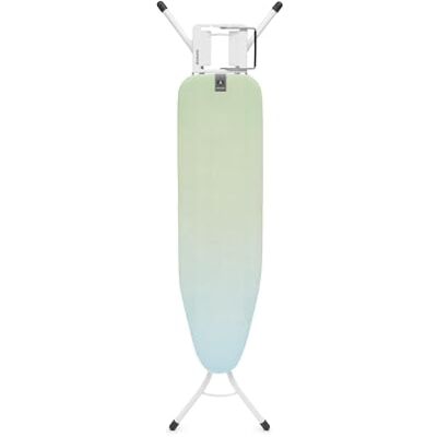 Brabantia Strijkplank A, 110 x 30 cm – verzachtende zee 100% fairtrade katoen compact & stabiel design verstelbaar in hoogte & stoom ijzerrug kinder- en transportsloten Brabantia Strijkplank A, 110 x 30 cm – verzachtende zee 100% fairtrade katoen compact & stabiel design verstelbaar in hoogte & stoom ijzerrug kinder- en transportsloten