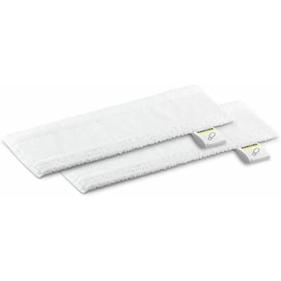 Kärcher EasyFix Dweilset voor gevoelige vloeren: 2 zachte dweilen, hoge kwaliteit, zachte reiniging van delicate verglaasde vloeren, origineel accessoire voor stoomreiniger Kärcher EasyFix Dweilset voor gevoelige vloeren: 2 zachte dweilen, hoge kwaliteit, zachte reiniging van delicate verglaasde vloeren, origineel accessoire voor stoomreiniger