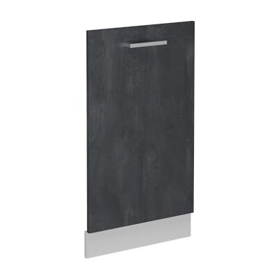 Vicco Vaatwasserfront "R-Line", beton, zwart, 45 cm Vicco Vaatwasserfront "R-Line", beton, zwart, 45 cm