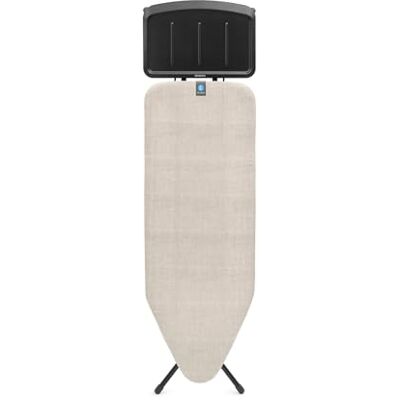 Brabantia Strijkplank C, 124 x 45 cm – denim grijs 100% fairtrade katoen stabiel & breed strijkbord opvouwbaar met verstelbare hoogte & solide stoom ijzeren rest Fairtrade & C2C-gecertificeerd Brabantia Strijkplank C, 124 x 45 cm – denim grijs 100% fairtrade katoen stabiel & breed strijkbord opvouwbaar met verstelbare hoogte & solide stoom ijzeren rest Fairtrade & C2C-gecertificeerd