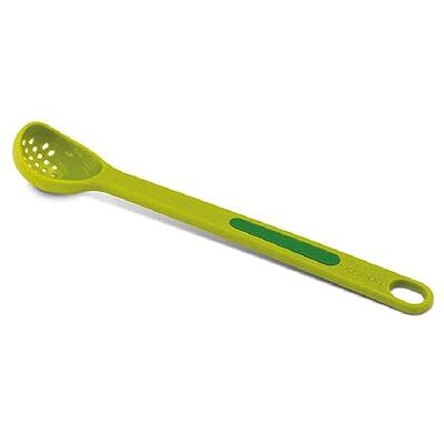 Joseph Joseph Scoop&Pick, 2-in-1 stuks, olijflepel en vork, met drainage voor olijven, augurken, uien, kappertjes, perfect voor aperitief, groen Joseph Joseph Scoop&Pick, 2-in-1 stuks, olijflepel en vork, met drainage voor olijven, augurken, uien, kappertjes, perfect voor aperitief, groen