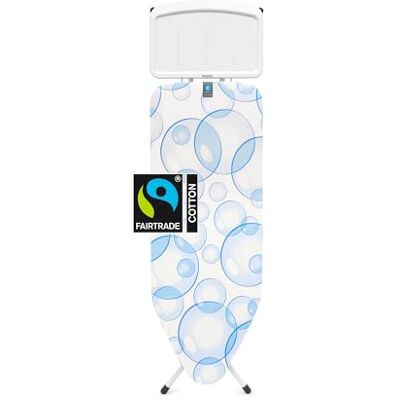 Brabantia Strijkplank C Stoomunithouder Verstelbare Werkhoogte Opvouwbaar Frame PerfectFlow-hoes Transportvergrendeling Kinderslot Anti-slip Kreukel Killer Bubbles 124x45 cm Brabantia Strijkplank C Stoomunithouder Verstelbare Werkhoogte Opvouwbaar Frame PerfectFlow-hoes Transportvergrendeling Kinderslot Anti-slip Kreukel Killer Bubbles 124x45 cm
