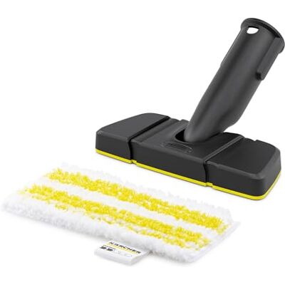 Kärcher Flexibele handsproeierset, met flexibel handmondstuk en microvezeldoek, voor het effectief reinigen van gladde en gebogen oppervlakken, origineel accessoire voor stoomreiniger Kärcher Flexibele handsproeierset, met flexibel handmondstuk en microvezeldoek, voor het effectief reinigen van gladde en gebogen oppervlakken, origineel accessoire voor stoomreiniger