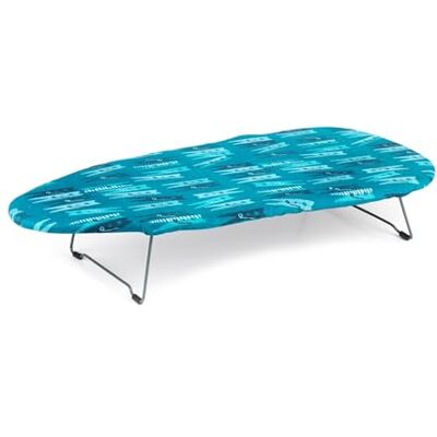 Beldray LA023735PEG with Cotton Cover, Foldable Space Saving Design, Portable & Compact, For Caravans, Sewing Rooms & Smaller Households, 73 x 31 cm, Peg Print Beldray LA023735PEG with Cotton Cover, Foldable Space Saving Design, Portable & Compact, For Caravans, Sewing Rooms & Smaller Households, 73 x 31 cm, Peg Print