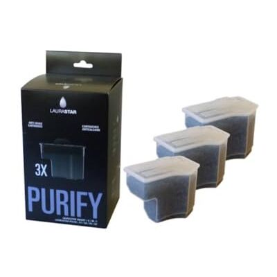 Laurastar Antikalk-cartridge voor slimme waterfilters, 3 stuks, anticorrosie, antizout, antikalkgranulaat, geschikt voor Smart U / M / I, zwart Laurastar Antikalk-cartridge voor slimme waterfilters, 3 stuks, anticorrosie, antizout, antikalkgranulaat, geschikt voor Smart U / M / I, zwart