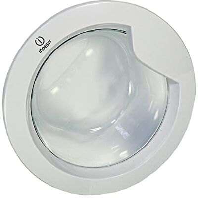 Indesit Hublot complet livré sans charnière en mètal Indesit Hublot complet livré sans charnière en mètal