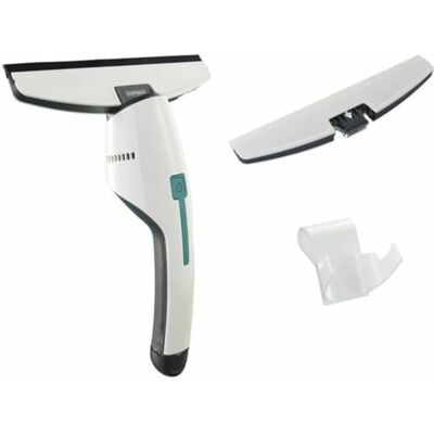 Leifheit 51035 Nemo raam- en badzuiger, inclusief wandhouder en badmondstuk, waterdichte behuizing, ideaal voor de douche, bruikbaar tot 45 min, handige en lichte raamreiniger, wit, 21,5 x 9 x 34,8cm Leifheit 51035 Nemo raam- en badzuiger, inclusief wandhouder en badmondstuk, waterdichte behuizing, ideaal voor de douche, bruikbaar tot 45 min, handige en lichte raamreiniger, wit, 21,5 x 9 x 34,8cm
