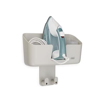 Joseph Joseph IronHub wandhouder voor plank en strijkijzer, met opbergmand, verstelbare haak, hittebestendige houder, inclusief wieg Joseph Joseph IronHub wandhouder voor plank en strijkijzer, met opbergmand, verstelbare haak, hittebestendige houder, inclusief wieg