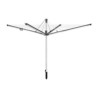 Leifheit Linomatic 600 Plus Droogmolen met linneninvoer voor schoon wassen, in hoogte verstelbaar, wasrek incl. bodemhuls, 60 m waslijn, gemakkelijk openen en sluiten Leifheit Linomatic 600 Plus Droogmolen met linneninvoer voor schoon wassen, in hoogte verstelbaar, wasrek incl. bodemhuls, 60 m waslijn, gemakkelijk openen en sluiten