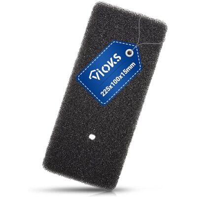 VIOKS Filter vervanging voor Samsung DC62-00376A sokkelfilter schuimfilter 230 x 100 mm schuimrubber sponsfilter filtermat accessoires voor Samsung droger/wasdroger VIOKS Filter vervanging voor Samsung DC62-00376A sokkelfilter schuimfilter 230 x 100 mm schuimrubber sponsfilter filtermat accessoires voor Samsung droger/wasdroger