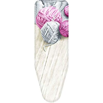 Colombo Strijkhoes, 120 x 40 cm, rubber, roze, maat L Colombo Strijkhoes, 120 x 40 cm, rubber, roze, maat L