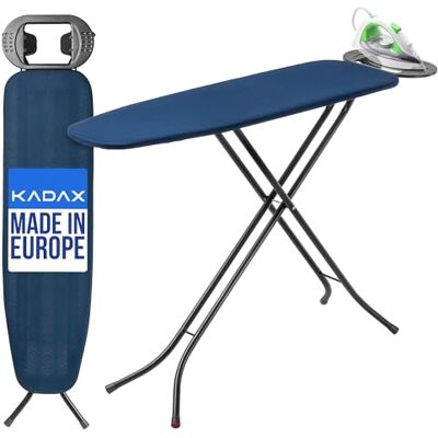 KADAX Tafelstrijkplank 110 x 30 cm stabiele strijkplank voor stoomstrijkijzer, opvouwbaar, in hoogte verstelbaar, met hittebestendige strijkijzerhouder, uittrekbaar vak KADAX Tafelstrijkplank 110 x 30 cm stabiele strijkplank voor stoomstrijkijzer, opvouwbaar, in hoogte verstelbaar, met hittebestendige strijkijzerhouder, uittrekbaar vak