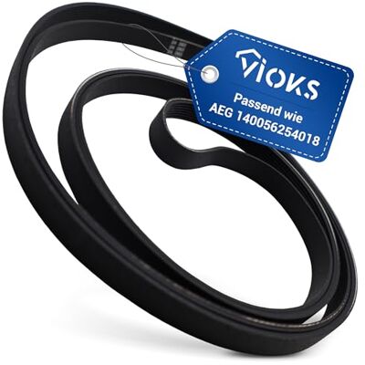 VIOKS Vervangende trapeziumvormige riem 1971PH7 voor AEG 140056254018 140056254026 1366033007 aandrijfriem 7PH 1971 tandriem geribbelde riem voor droger VIOKS Vervangende trapeziumvormige riem 1971PH7 voor AEG 140056254018 140056254026 1366033007 aandrijfriem 7PH 1971 tandriem geribbelde riem voor droger