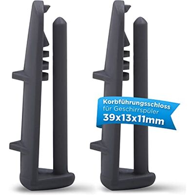 VIOKS Set van 2 vervangende railstoppers voor Beko 1880580400 voor vaatwasser VIOKS Set van 2 vervangende railstoppers voor Beko 1880580400 voor vaatwasser
