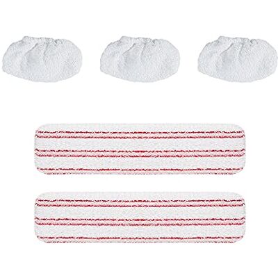 Polti Set 2 dweilen + 3 mutsen (voor Serie PRO/Serie Classic/Forever Exclusive/Eco Pro 3000/ Evolution/Edition/ 2085) Polti Set 2 dweilen + 3 mutsen (voor Serie PRO/Serie Classic/Forever Exclusive/Eco Pro 3000/ Evolution/Edition/ 2085)