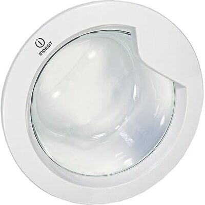Indesit Hublot complet livré sans charnière en mètal Indesit Hublot complet livré sans charnière en mètal