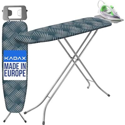 KADAX Opvouwbare tafelstrijkplank, 110 x 30 cm, kleine strijkplank voor stoomstrijkijzer, in hoogte verstelbaar, met hittebestendige ijzeren steun en metalen net, plank KADAX Opvouwbare tafelstrijkplank, 110 x 30 cm, kleine strijkplank voor stoomstrijkijzer, in hoogte verstelbaar, met hittebestendige ijzeren steun en metalen net, plank