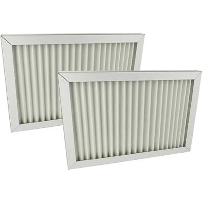 vhbw Lot de 2 filtres G4 compatibles avec Pluggit SWT180 Échangeur de chaleur géothermique 37 x 25 x 2,4 cm Blanc vhbw Lot de 2 filtres G4 compatibles avec Pluggit SWT180 Échangeur de chaleur géothermique 37 x 25 x 2,4 cm Blanc