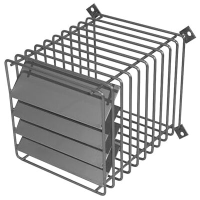 Ubbink Deflector met beschermingsrooster voor horizontale zuignap 200201 Ubbink Deflector met beschermingsrooster voor horizontale zuignap 200201