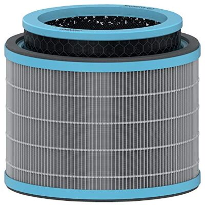 Leitz TruSens HEPA-trommelfilter speciaal voor virussen en allergenen, 3-in-1 (voorfilter van mesh, HEPA- en koolstoffilter), compatibel met TruSens Z-2000 en Z-2500, 2415117 luchtreinigers Leitz TruSens HEPA-trommelfilter speciaal voor virussen en allergenen, 3-in-1 (voorfilter van mesh, HEPA- en koolstoffilter), compatibel met TruSens Z-2000 en Z-2500, 2415117 luchtreinigers