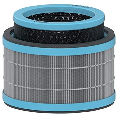 Leitz TruSens HEPA-trommelfilter speciaal voor virussen en allergenen, 3-in-1 (voorfilter van net/HEPA-filter/koolfilter), compatibel met TruSens Z-1000, 2415115 Leitz TruSens HEPA-trommelfilter speciaal voor virussen en allergenen, 3-in-1 (voorfilter van net/HEPA-filter/koolfilter), compatibel met TruSens Z-1000, 2415115