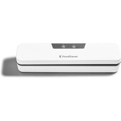 FoodSaver Everyday VS0290X Vacuümmachine voor levensmiddelen, houdt de versheid van je levensmiddelen, vacuümapparaat met compact design, met 5 vacuümzakken (0,94 l en 3,78 l) FoodSaver Everyday VS0290X Vacuümmachine voor levensmiddelen, houdt de versheid van je levensmiddelen, vacuümapparaat met compact design, met 5 vacuümzakken (0,94 l en 3,78 l)