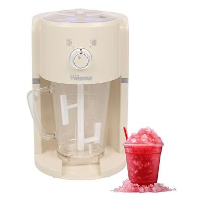 Tristar KD-7310 IJsmachine slush 2 maten gemalen ijs 250 g ijs per minuut schenktuit van 1,1 liter 600 ml ijsvak Tristar KD-7310 IJsmachine slush 2 maten gemalen ijs 250 g ijs per minuut schenktuit van 1,1 liter 600 ml ijsvak