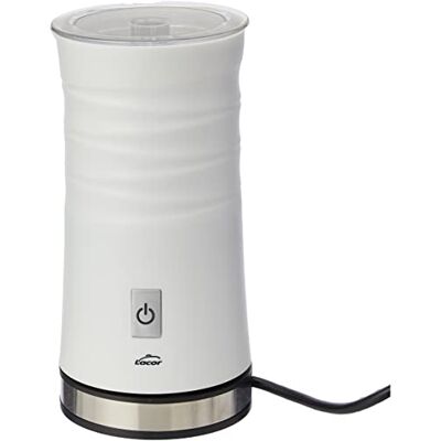 LACOR 69396 elektrische melkopschuimer 3-in-1 met 500 watt wit LACOR 69396 elektrische melkopschuimer 3-in-1 met 500 watt wit