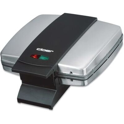 Cloer 6235 Croque-Monsieur voor 2 sandwiches, optische informatie, snoerwikkeling, 930 W, matte roestvrijstalen behuizing Cloer 6235 Croque-Monsieur voor 2 sandwiches, optische informatie, snoerwikkeling, 930 W, matte roestvrijstalen behuizing