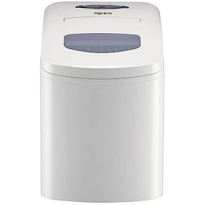 Improve IMPMG18ZB IJsmachine, 10 kg, 150 W, 9 ijsblokjes in 9 minuten, waterreservoir 1,7 l, mand en schep Improve IMPMG18ZB IJsmachine, 10 kg, 150 W, 9 ijsblokjes in 9 minuten, waterreservoir 1,7 l, mand en schep