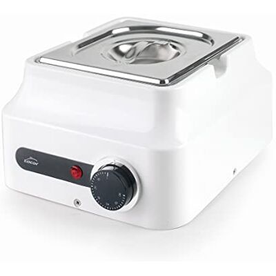 LACOR 69617 Chocolade van roestvrij staal, waterbad 18/10, voor het smelten van chocolade, ideaal gebak, ABS-kunststof, thermostaat 0-60 °C, 3D-verwarming, GN 1/6, 22,5 x 26 x 14,5 cm, wit LACOR 69617 Chocolade van roestvrij staal, waterbad 18/10, voor het smelten van chocolade, ideaal gebak, ABS-kunststof, thermostaat 0-60 °C, 3D-verwarming, GN 1/6, 22,5 x 26 x 14,5 cm, wit