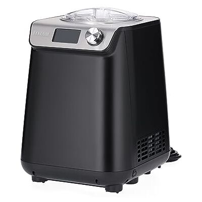 Severin EZ 7407 Compacte 2-in-1 ijsmachine, 135 W, elektrische ijsmachine en yoghurtmaker met inhoud 1,2 l, ijsmachine met receptenboek, zwart Severin EZ 7407 Compacte 2-in-1 ijsmachine, 135 W, elektrische ijsmachine en yoghurtmaker met inhoud 1,2 l, ijsmachine met receptenboek, zwart