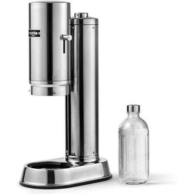 aarke Carbonator Pro, Sodamaker met Glazen Fles, Afwerking Staal aarke Carbonator Pro, Sodamaker met Glazen Fles, Afwerking Staal