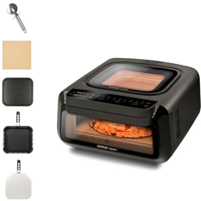Acer G10225 Krispy Pizzaoven en luchtfriteuse, multifunctioneel, 2100 W, 13 liter, HOBLO-technologie, soft-touch-display met 18 programma's, tot 380 °C, inclusief toegang, zwart Acer G10225 Krispy Pizzaoven en luchtfriteuse, multifunctioneel, 2100 W, 13 liter, HOBLO-technologie, soft-touch-display met 18 programma's, tot 380 °C, inclusief toegang, zwart