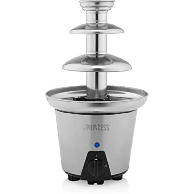Princess XL 292998 chocoladefontein geborsteld roestvrij staal 3 etages 0,7 L 90 W warm houden Princess XL 292998 chocoladefontein geborsteld roestvrij staal 3 etages 0,7 L 90 W warm houden