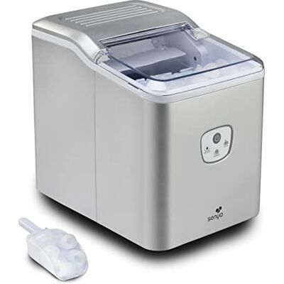 Senya Ice Cool IJsblokjesmachine, 12 kg/24 uur, container 1,6 l, zilver, 120 W, Senya Ice Cool IJsblokjesmachine, 12 kg/24 uur, container 1,6 l, zilver, 120 W,