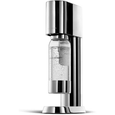 sodastream ® enso™ Premium bruiswatermachine, roestvrij staal design van Naoto Fukasawa met 1 liter BPA-vrije fles en reinigingsdoek, CO2-wisselsysteem sodastream ® enso™ Premium bruiswatermachine, roestvrij staal design van Naoto Fukasawa met 1 liter BPA-vrije fles en reinigingsdoek, CO2-wisselsysteem