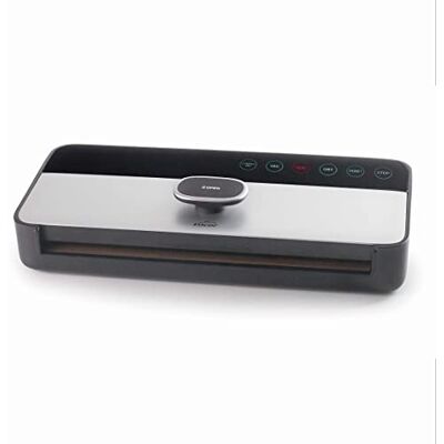 LACOR 69357 SMART2 Vacuümmachine met supersnel systeem, dubbele vacuümpomp met 5 l/min zuigkracht, afneembaar deksel, afmetingen 38 x 16 x 6 cm, grijs en zwart LACOR 69357 SMART2 Vacuümmachine met supersnel systeem, dubbele vacuümpomp met 5 l/min zuigkracht, afneembaar deksel, afmetingen 38 x 16 x 6 cm, grijs en zwart