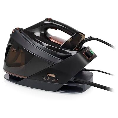 Princess Steam Station, 3000 W, druk 7,5 bar, afneembaar waterreservoir 1,5 l, keramische strijkplaat, continue stoom 70 g/min, stoomstraal 250 g/min, automatische uitschakeling, 323090 Princess Steam Station, 3000 W, druk 7,5 bar, afneembaar waterreservoir 1,5 l, keramische strijkplaat, continue stoom 70 g/min, stoomstraal 250 g/min, automatische uitschakeling, 323090