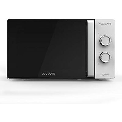 Cecotec ProClean 4010 Magnetron, inhoud 23 l, Ready2Clean coating, 700 W vermogen, 6 standen, timer voor 30 minuten, ontdooimodus, witte afwerking. (zonder rooster) Cecotec ProClean 4010 Magnetron, inhoud 23 l, Ready2Clean coating, 700 W vermogen, 6 standen, timer voor 30 minuten, ontdooimodus, witte afwerking. (zonder rooster)