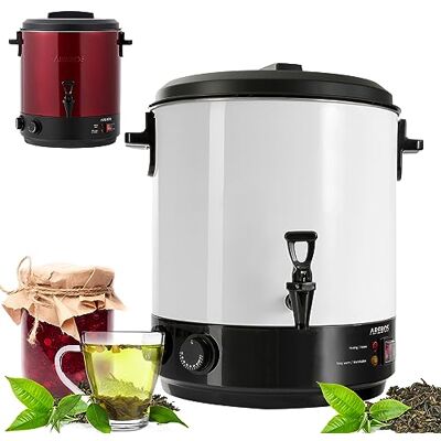 Arebos Automatische braadpan 1800 W, braadpan 28 l, met timer, thermostaat en oververhittingsbeveiliging, traploze temperatuurinstelling 30-110 °C, timer 20-120 min. Arebos Automatische braadpan 1800 W, braadpan 28 l, met timer, thermostaat en oververhittingsbeveiliging, traploze temperatuurinstelling 30-110 °C, timer 20-120 min.