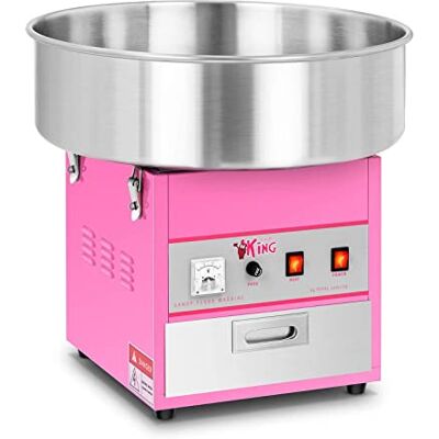 Royal Catering Professionele suikerspinmachine RCZK-1200-W (diameter van het reservoir 52 cm, 1,200 W, uurrendement 1 eenheid/60 s, 52 x 52 x 50 cm) Royal Catering Professionele suikerspinmachine RCZK-1200-W (diameter van het reservoir 52 cm, 1,200 W, uurrendement 1 eenheid/60 s, 52 x 52 x 50 cm)