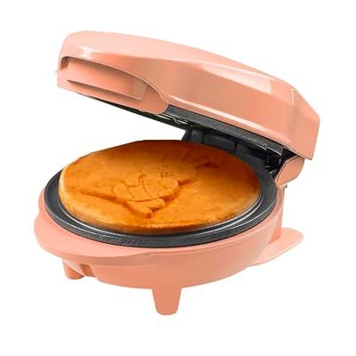 Bestron Mini-wafelijzer, uniek design wafelijzer in de vorm van een paashaas, wafelijzer ideaal voor Pasen, kinderverjaardagen of als cadeau, wafelgrootte: 10 cm, oranje Bestron Mini-wafelijzer, uniek design wafelijzer in de vorm van een paashaas, wafelijzer ideaal voor Pasen, kinderverjaardagen of als cadeau, wafelgrootte: 10 cm, oranje
