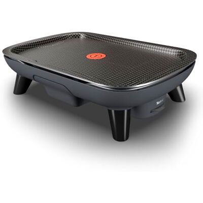 Tefal YY4507FB Smaakgrill, elektrische grillplaat, antiaanbaklaag, Titanium Force Technologie, Thermo-Spot, verstelbare thermostaat, afneembare plaat, vaatwasmachinebestendig, zwart, YY4507FB Tefal YY4507FB Smaakgrill, elektrische grillplaat, antiaanbaklaag, Titanium Force Technologie, Thermo-Spot, verstelbare thermostaat, afneembare plaat, vaatwasmachinebestendig, zwart, YY4507FB
