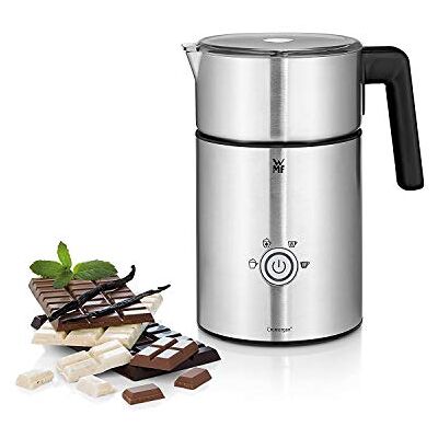 WMF Lono Milk & Choc Elektrische melkopschuimer 150-500 ml 650 W batterij-melkopschuimer voor koud melkschuim en warme chocolademelk, zilver WMF Lono Milk & Choc Elektrische melkopschuimer 150-500 ml 650 W batterij-melkopschuimer voor koud melkschuim en warme chocolademelk, zilver