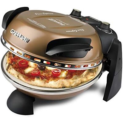 Acer G10006 Pizza Extérieurement Plaisir, Four Pizza, 1200 W, 400 °C, Roches ignifuges (diamètre 31 cm), Minuteur 5', Livre de cuisine inclus, Cuivre Acer G10006 Pizza Extérieurement Plaisir, Four Pizza, 1200 W, 400 °C, Roches ignifuges (diamètre 31 cm), Minuteur 5', Livre de cuisine inclus, Cuivre