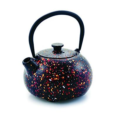 IBILI Graffiti gietijzeren theepot, 0,35 l, geëmailleerde binnenkant, compatibel met inductiekookplaten IBILI Graffiti gietijzeren theepot, 0,35 l, geëmailleerde binnenkant, compatibel met inductiekookplaten