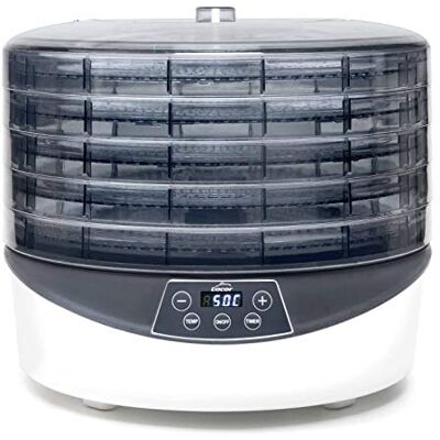 LACOR Terra Voedseldehydrator, wit en zwart LACOR Terra Voedseldehydrator, wit en zwart
